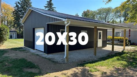 20x30 metal pole house barn|20x30 pole barn kit price.